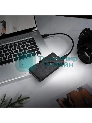 Внешний SSD ADATA SE920, 4TB, USB 4 Type-C, R/W 3800/3700, черный