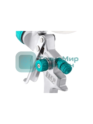 Краскопульт пневматический Stels ag 801 hvlp 57360 гравитационный сопло 1.5мм и 1.8мм