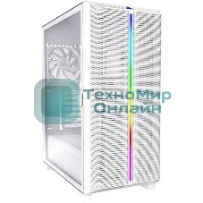 Компьютерный корпус Montech SKY ONE Lite белый без БП ATX 3x120mm 2xUSB3.0 1xUSB3.1 audio bott PSU