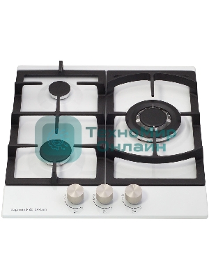 Газовая варочная панель Zigmund & Shtain G 14.4 W независимая, белый