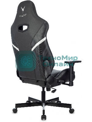 Кресло Knight Thunder 5X черный, экокожа, 120 кг, механизм качания