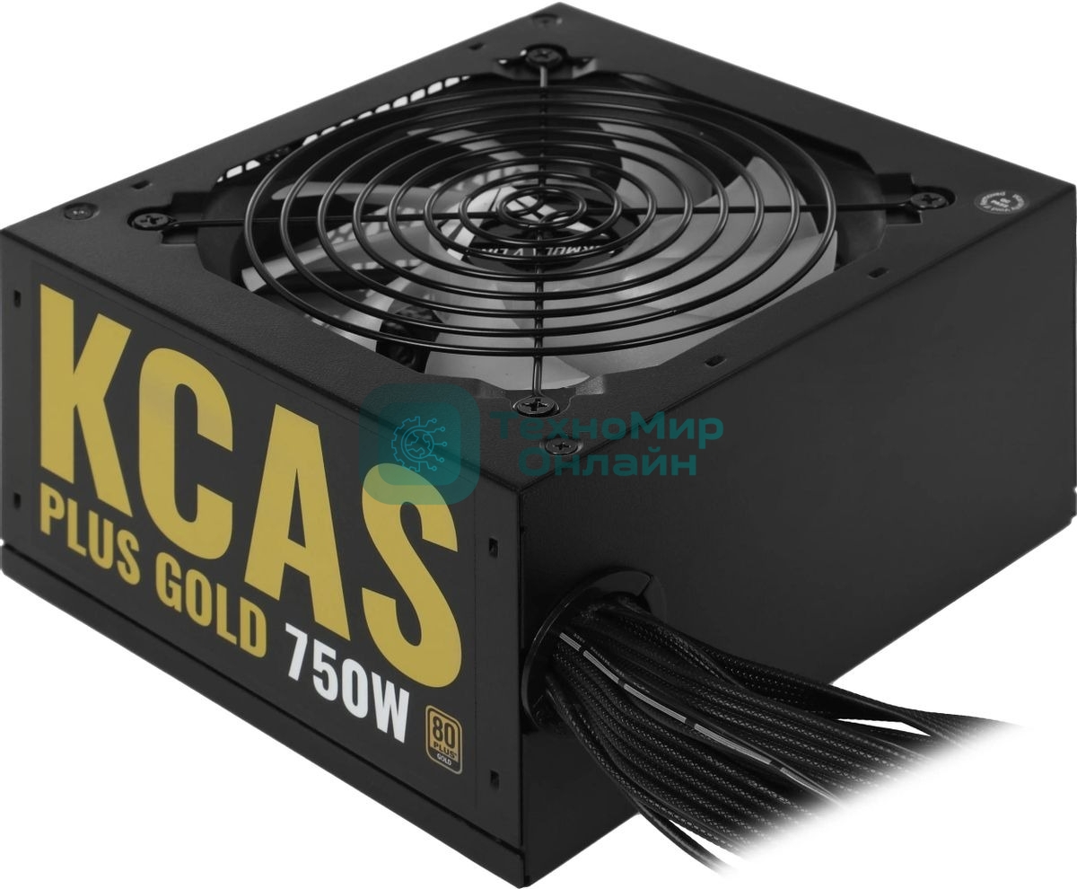 Блок питания Aerocool/Formula KCAS PLUS GOLD 750W (750W, ATX v2.4, APFC, Fan ARGB 12cm, 80+ Gold, Retail)