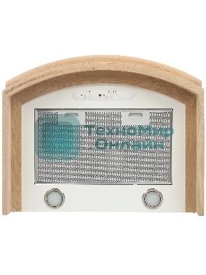 Вытяжка каминная Elikor Ротонда 60П-1000-П3Д бежевый, 60 см, 1000 куб. м/ч, 56 дБ