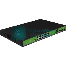 Коммутатор Digma DSW716G-4C-R, 16×1 Гбит/с + 4×1 Гбит/с Combo, управляемый