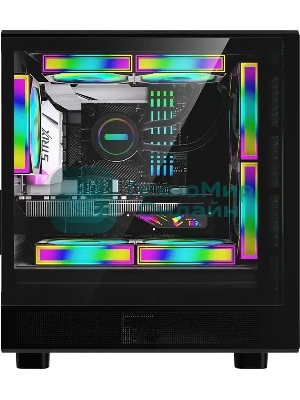 Компьютерный корпус Aerocool/Formula Air Mesh G2 черный без БП mATX 3x120мм 2xUSB 3.0 audio