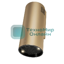 Вытяжка островная Maunfeld Drum Wall 35 золотой, 32.5 см, 850 куб. м/ч, 48 дБ