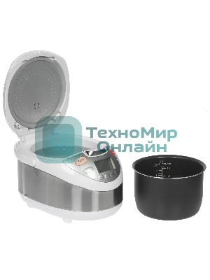 Мультиварка Mystery MCM-1010 5л 900Вт серебристый/белый