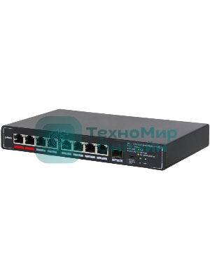 Коммутатор Dahua DH-SMG1009XP, 8×2.5 Гбит/с RJ45 + 1×10 Гбит/с SFP+, неуправляемый