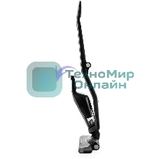 Пылесос вертикальный Kitfort KT-594 черный/серый, питание от аккумулятора, 45 Вт, уборка сухая/влажная, пылесборник 0,6 л