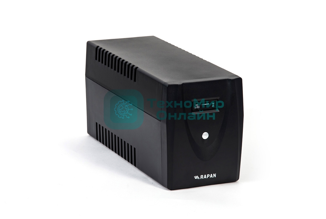 Источник бесперебойного питания RAPAN-UPS 2000 220В 2000В.А/1200Вт меандр АКБ 2х7А.ч интерактивный Бастион 735