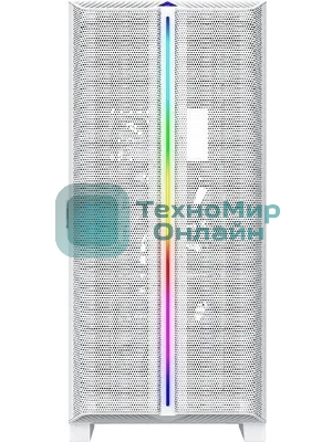 Компьютерный корпус Montech SKY ONE Lite белый без БП ATX 3x120mm 2xUSB3.0 1xUSB3.1 audio bott PSU