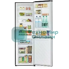 Холодильник Hitachi R-B410PUC6 PSV серебристый двухкамерный 215/105л морозилка снизу, No Frost