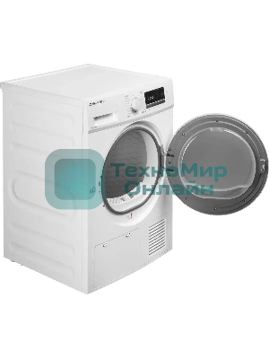 Сушильная машина MAUNFELD MFDM168WHE белый, 8 кг, сушка - конденсационная, программ - 16, 59.7 x 84.8 x 63.2 см