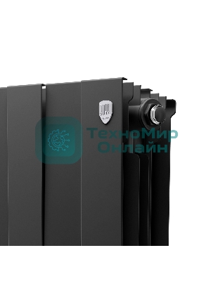Радиатор биметаллический Royal Thermo PianoForte 300 черный - 16 секц.