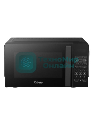 Микроволновая печь Ardo MEA20-EW2 черный, 20 л, 700 Вт, переключатели - кнопки, поворотный механизм