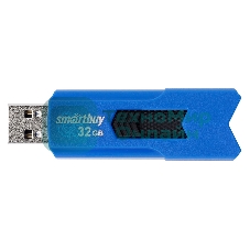Флешка USB Smartbuy STREAM Blue (SB32GbST-B), 32Gb, USB 2.0, R/W 25/15, синий/черный