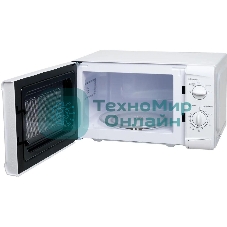 Микроволновая печь Oasis MW-70UW белый, 20 л, 700 Вт, переключатели - поворотный механизм