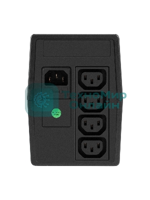 Источник бесперебойного питания ExeGate Smart LB-450.LCD.AVR.4C13 (450VA/270W, LCD, AVR, 4*C13, батарея 12V 4.5Ah, Black)