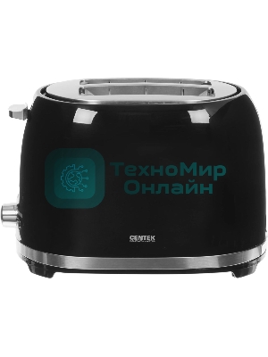 Тостер Centek СТ-1432 черный/стальной