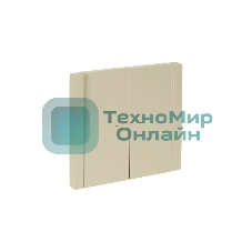 Выключатель IEK FORTE&PIANO FP406 2-кл с индикатором 10А ваниль