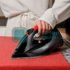 Утюг Kitfort КТ-2620 черный/красный