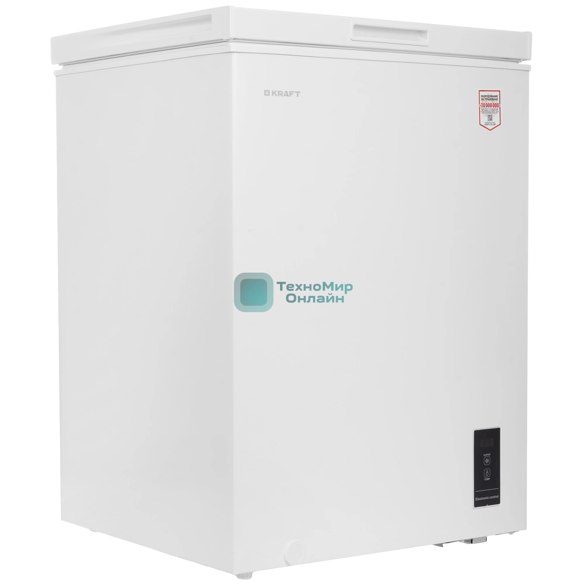 Морозильный ларь Kraft BD(W)-152BL, белый, 155л
