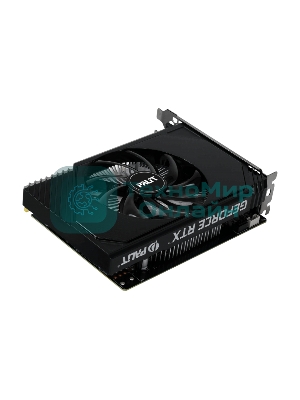 Видеокарта Palit RTX 3050 STORMX OC 6Gb NVIDIA GeForce RTX 3050 6Gb PCI-E 4.0 96bit GDDR6 1042/14000 DVIx1 HDMIx1 DPx1 HDCP Ret
