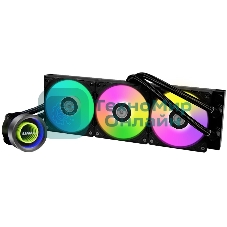 Система жидкостного охлаждения для процессора LIAN LI Galahad II Trinity 360мм G89.GA2T36B.00 черный 120мм алюминий+медь 2450rpm 30db 3-pin