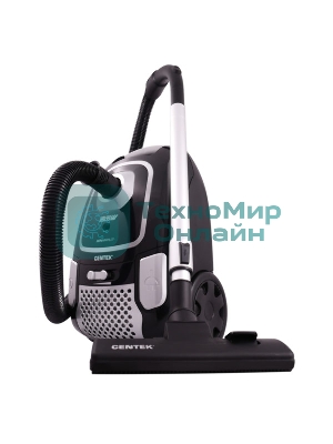 Пылесос Centek CT-2519 черный/хром, 500/2500 Вт, уборка сухая, пылесборник мешок 4 л