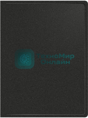 Папка с металлическим зажимом Buro A4, пластик, 0.5мм, черный