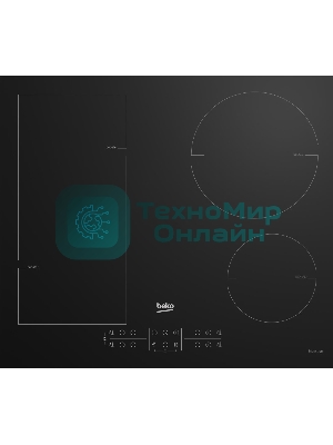 Индукционная варочная панель Beko BHI6420KFBB черный
