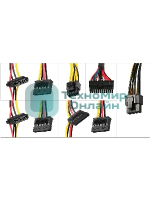 Блок питания KingPrice ATX 550W KPPSU550 (20+4pin) 120мм fan 4xSATA