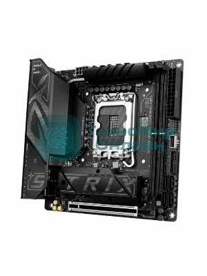 Материнская плата ASUS ROG STRIX B860-I GAMING WIFI, LGA1851, Intel B860, 2xDDR5, 4xSATA, 2xM.2, 1xPCIe 5.0 x16, 1xDP, 1xHDMI, 1xThunderbolt 4, 1x2.5Gb LAN, Wi-Fi 7, 2xUSB 2.0, 3xUSB 3.2 Gen 1, 1xUSB 3.2 Gen 2, 1xUSB 3.2 Gen 2x2, 1xUSB-C, 1xS/PDIF, 2x3.5 мм, 7.1, Mini-ITX