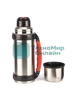 Термос LARA LR04-02 нержавеющая сталь 1 л