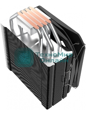 Кулер PCCooler GI-Paladin 400 ARGB S115X/1200/AM4 (24 шт/кор, TDP 200W, 130мм PWM ARGB FAN, 4 тепловые трубки 6мм, 800-1600RPM, 18-28,6dBa)