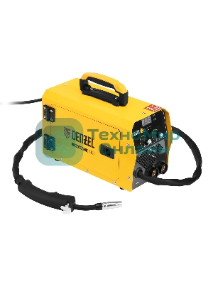 Аппарат инверторный полуавтоматической сварки Denzel Mini MIG-135, 130 А, ПВ 60%