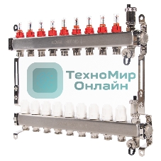 Коллектор Royal Thermo нерж. в сборе с расходомерами 1