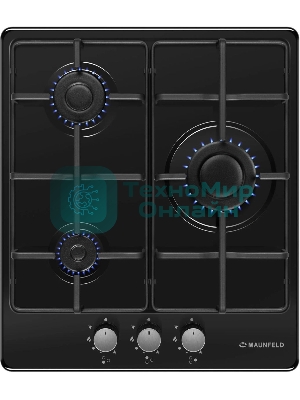 Газовая варочная панель Maunfeld EGHE.43.3STS-EB