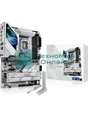 Материнская плата ASUS ROG STRIX Z890-A GAMING WIFI, LGA 1851, Intel Z890, 4xDDR5, 4xSATA, 5xM.2, 1xPCIe 4.0 x16, 1xPCIe 5.0 x16, 1xHDMI, 1xDP, 1x 2.5Gb LAN, 2xUSB-A 3.2 Gen 1, 5xUSB-A 3.2 Gen 2, 1xUSB-C 3.2 Gen 2, 2xThunderbolt 4, 2x3.5 мм, 7.1, ATX