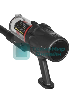 Пылесос вертикальный Deerma Combo DEM-T30W черный/серый, питание от аккумулятора, 240 Вт, уборка сухая, пылесборник 0.56 л