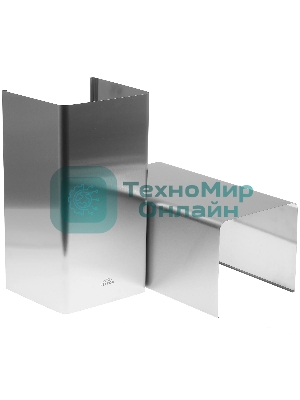 Вытяжка каминная Elikor Аметист 50Н-430-К3Д серебристый, 50 см, 430 куб. м/ч, 54 дБ