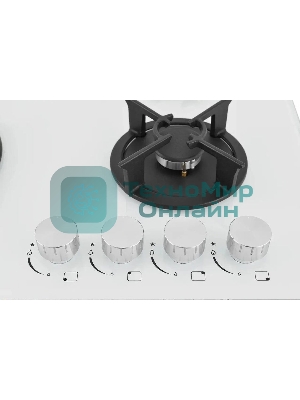 Варочная панель газ ZUGEL ZGH603W, белая