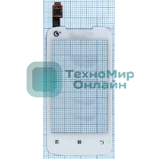 Сенсорное стекло (тачскрин) для Lenovo A390t, белое