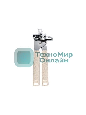 Консервный нож LARA LR07-36 механический, хромированное железо/рисовая шелуха