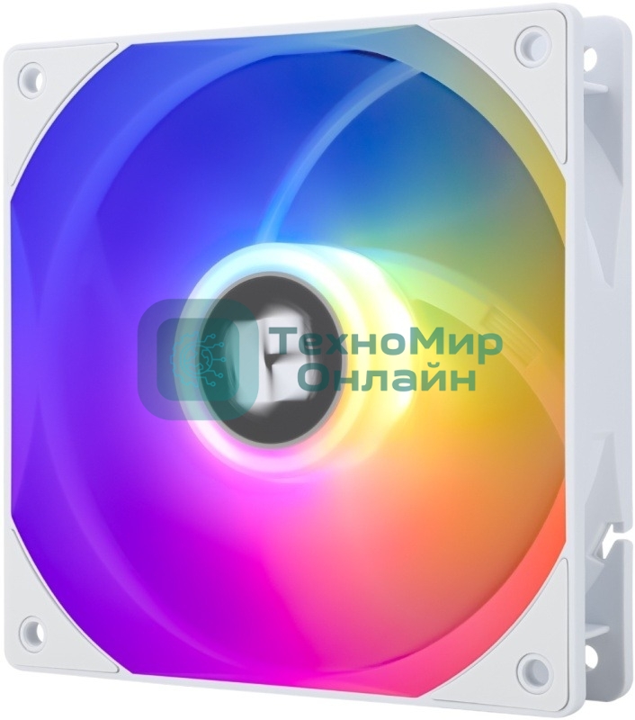 Кулер для корпуса Thermalright TL-C12RW-S V2 Reverse (120x120x25mm, 4-pin PWM, ARGB, 58CFM, 25.6dBA, 1500RPM, White)