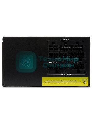 Блок питания Power Supply HSPD, 850W 80 PLUS Gold (ATX, 2.52, Full modular, 1x24(20+4)pin 600мм, 2xCPU 8(4+4)pin 700мм, 2xPCIe*2 8(6+2)pin 600+150мм, 2xSATA*3 500+150+150мм, 1xMOLEX*3 500+150+150мм, Active, 120x120мм, 150x140x86мм, APFC, OVP, OPP, SCP, UVP, OCP, OTP, NLO, SIP, black)