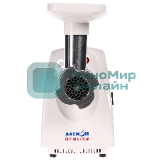 Мясорубка электрическая Аксион М31.02 белый, 1500 Вт, 1.7 кг/мин, реверс, защита от перегрузки, насадки - 7