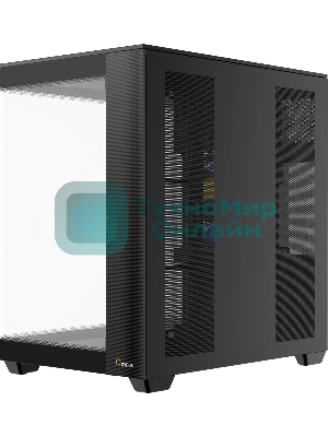 Корпус Ocypus Delta C74 ARGB Black, Midi-Tower, чёрный, 2 x 120 мм