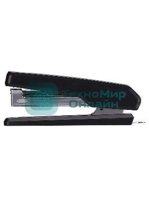 Степлер Deli E0229 N10 (15 листов) встроенный антистеплер, ассорти, 50 скоб, коробка