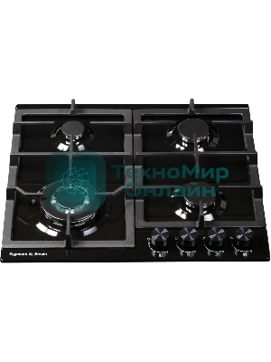 Газовая варочная панель Zigmund & Shtain G 14.6 B независимая, черный